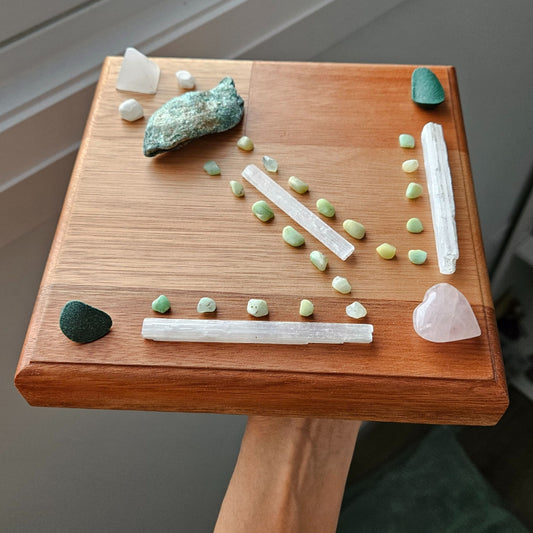 Mystical Purpose Custom Made Remote Crystal Grid for Holistic Healing