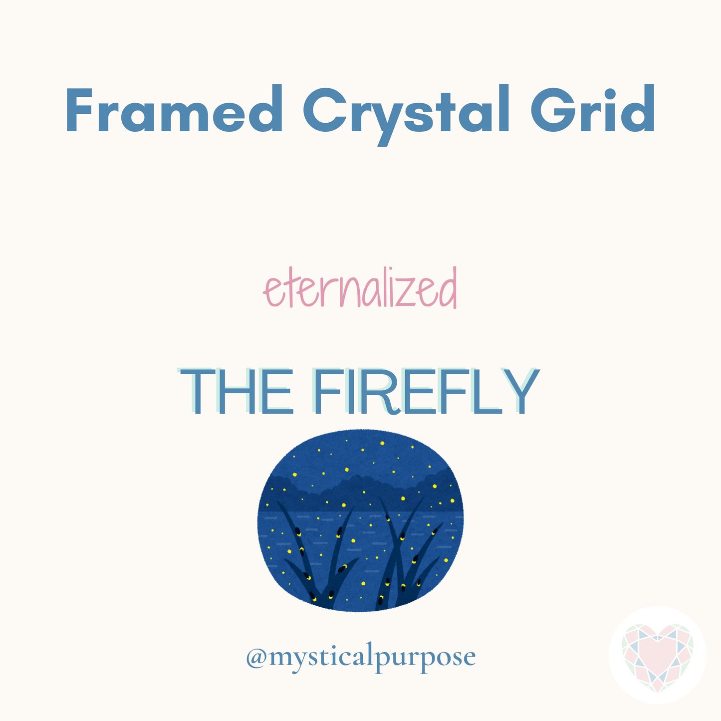 Mystical Purpose Holistic Healing Crystal Grid