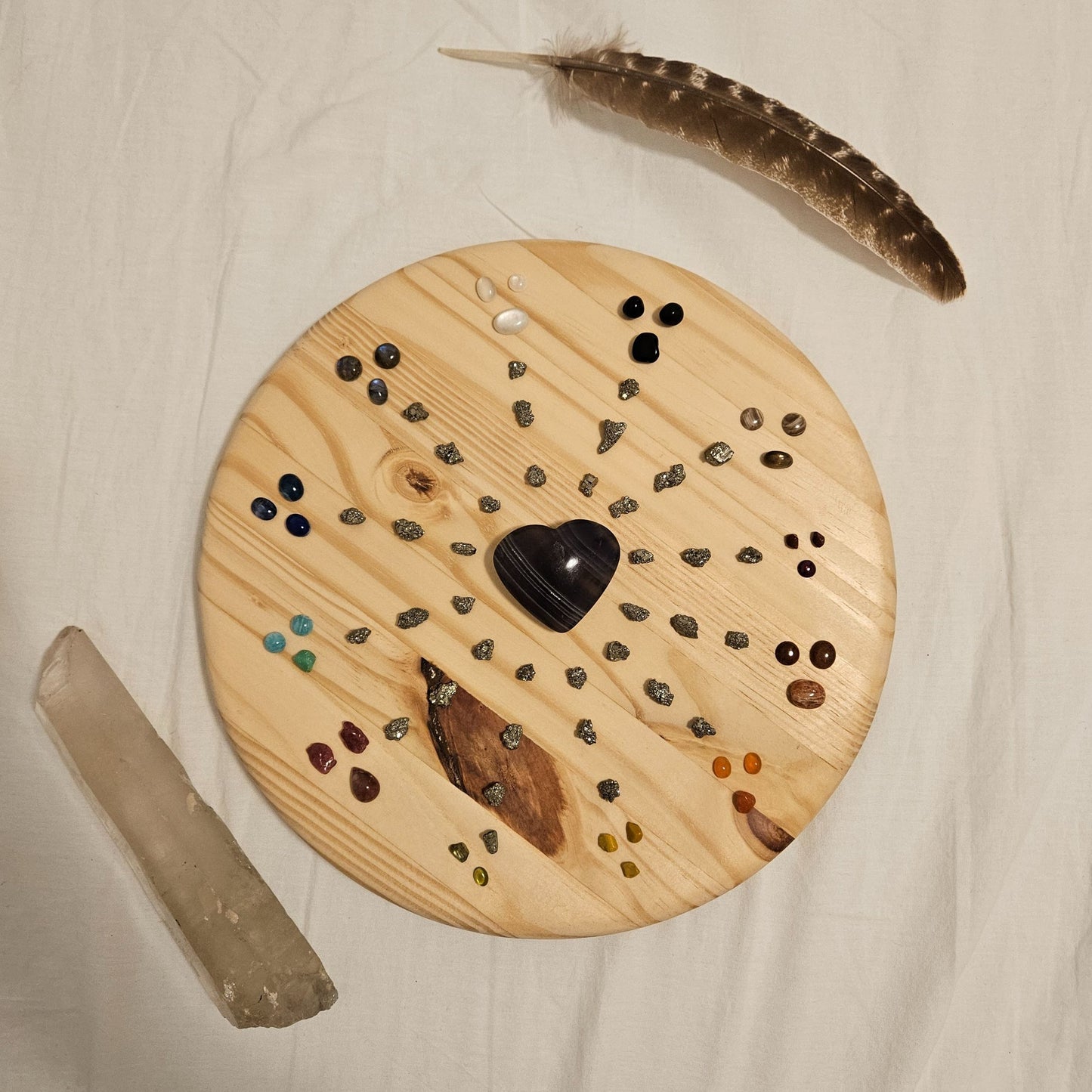 Mystical Purpose Custom Made Remote Crystal Grid for Holistic Healing 